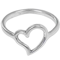 Give My Love Sterling Silver Cocktail Ring
