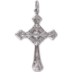 Shining Cross Sterling Silver Pendant