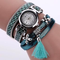 Shimmering Mermaid Wrap Wrist Watch