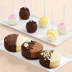 Dipped Cheesecake Trio & 6 Spring Cake Pops