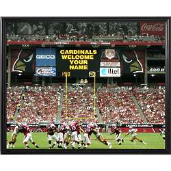 Personalized Arizona Cardinals Scoreboard 11x14 Canvas