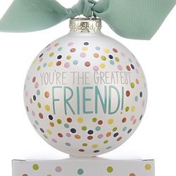 Personalized You're the Greatest Friend Christmas Ornament