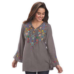 Sonora Embroidered Tunic Top
