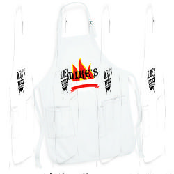Personalized Barbeque Grillin' Flames Apron