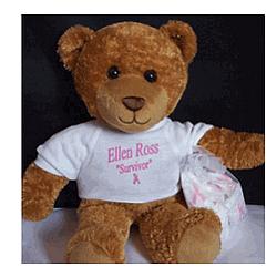 Personalized Breast Cancer Survivor Bear