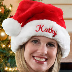 Adults Personalized Santa Claus Christmas Hat