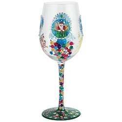 Snow Globe Wine Glass