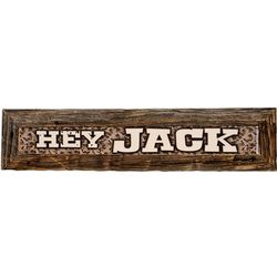 Hey Jack Duck Dynasty Reclaimed Wood Sign