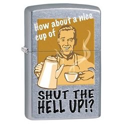 Personalized Zippo Shut The Hell Up Lighter