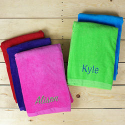 Personalized Any Name Beach Towel