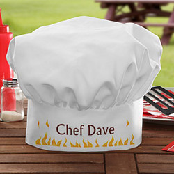 Personalized BBQ Grill Chef Hat