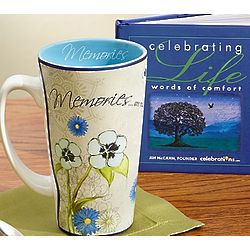 Memories Mug with Celebrating Life Book