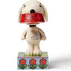 Snoopy with Dish Figurine