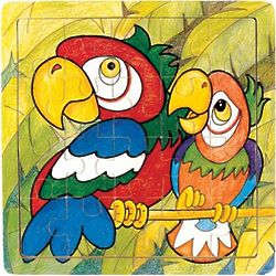 Parrot 21 Piece Wooden Jigsaw Puzzle