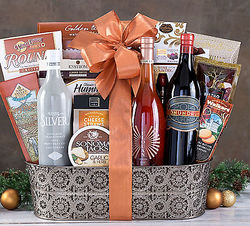 Ultimate Red Wine Trio Gift Basket