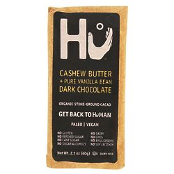 Organic Dark Chocolate Cashew Butter & Vanilla Bean Candy Bar