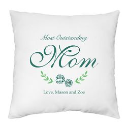 Most Outstanding Mom Personalized Pillow Case