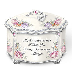 My Granddaughter Forever Personalized Music Box