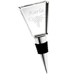 Personalized Crystal Wine Stopper