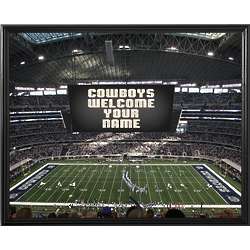 Personalized Dallas Cowboys Scoreboard 11x14 Canvas