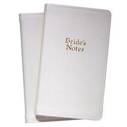 Bride's Wedding Notes Leather Bound Journal