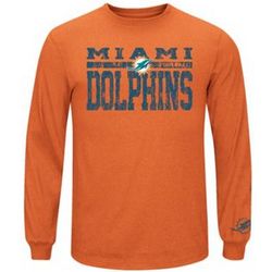 Men's Vintage Miami Dolphins Long Sleeve T-Shirt