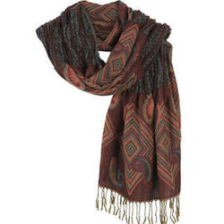 Diamante Ruched Scarf