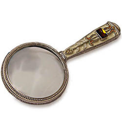 Vanity Magnifying Glass Made with Swarovski Crystals