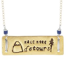 Make More Detours Necklace