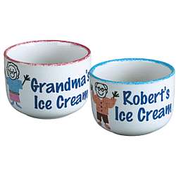 Grandpa's Ice Cream Bowl, Personalized Custom Cute Gift for Grandparents,  Silly Gift for Men From Granddaughter Grandson, Icecream Dessert 