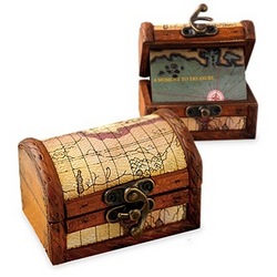 Personalized Wood Treasure Chest