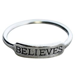 Sterling Silver Believes Inspire Ring
