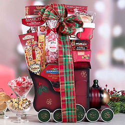 Chocolate Holiday Gift Train