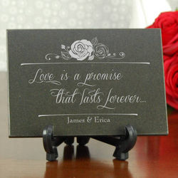 Love is a Promise Plaque