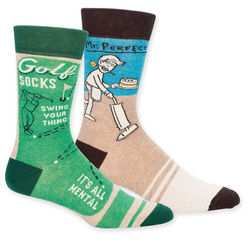 Men's Golf and Mr. Perfect Funny Socks