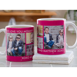 Personalized Picture Perfect Collage Photo Mug
