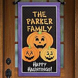 Personalized Halloween Door Canvas