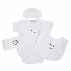 Hearts Deluxe Layette Set