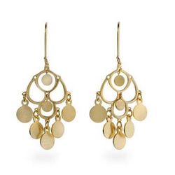Jada's Gold Dangle Chandelier Earrings