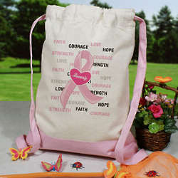 Hope and Love Breast Cancer Awareness Backpack