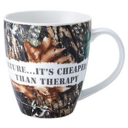 Nature Because It's Cheaper Than Therapy Coffee Mug
