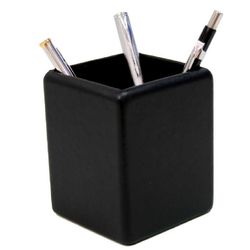 Leather Pencil Cup and Pen Holder