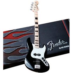 Fender Jazz Bass Black Miniature Guitar Replica