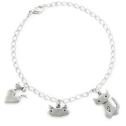 Cool Cats Charm Bracelet