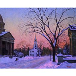Winter in New England Art Print