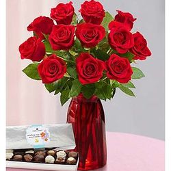 Lovely Mom Red Rose Bouquet