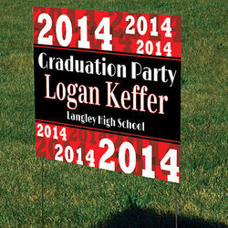 2014 Graduation Personalized Yard Sign