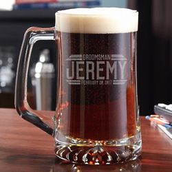Bradshaw Personalized Beer Mug