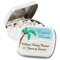 Personalized Retire Mints Mint Tin Party Favors