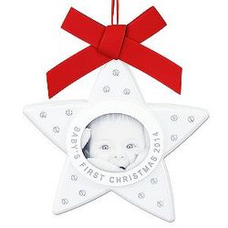 Swarovski Crystal 2014 Annual Baby's First Christmas Ornament